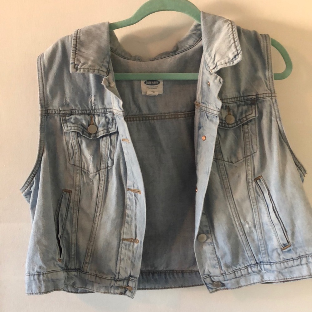 Sleeveless Old Navy Jean Jacket